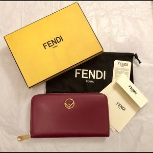 Fendi Zip Around Wallet